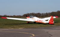 G-BRWT @ EGTB - Originally owned to, Brompton Promotions Ltd in January 1990 and currently with, Booker Gliding Club Ltd since January 1997. - by Clive Glaister