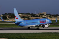 OO-JAA @ LMML - B737-800  OO-JAA Jetairfly. - by Raymond Zammit