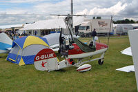 G-BUJK @ EGBP - Bensen B.8MR Gyrocopter [PFA G/01-1211] Kemble~G 10/07/2004