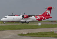 SE-MGN @ EGSH - Being towed to the Air livery hangar for spray.
