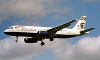 G-MEDB @ EGLL - Airbus A320-231 [0376] (British Mediterranean) Heathrow~G 11/04/1999 - by Ray Barber