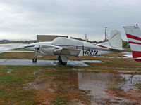 N22TA @ KVBT - Tied down outside at Bentonville - by Floyd Taber