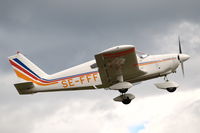 SE-FFF @ ESKD - Piper PA-28-180 departing from Dala-Järna airfield, Sweden. - by Henk van Capelle