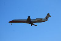 N680AE @ KBDL - Eagle Flight 3927 from Chicago O'Hare Int'l on final for runway 6. - by Mark K.