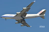 B-18701 - Flew over Forum of Inglewood - landing at LAX - by Jeffrey Liu