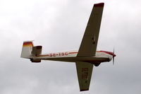 SE-TSC @ ESKD - Scheibe SF25B Falke motorglider departing Dala-Järna airfield, Sweden. - by Henk van Capelle