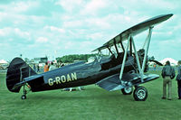 G-ROAN @ EGTC - Boeing Stearman B-75N1 Kaydet [75-7394] Cranfield~G 03/07/1982 - by Ray Barber