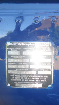 C-FYZE @ KOQN - Manufacturer data plate - by George A.Arana