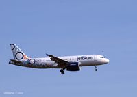 N569JB - 10 Year Anniversary Jet Blue A-320 landing @ JFK