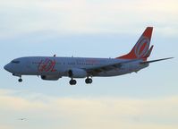 PR-GTT @ AUA - Landing on Reina Beatrix Airport Aruba - by Willem Göebel