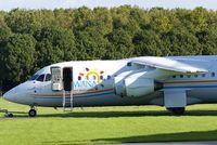 A2-ABH @ EHLE - Just in its new livery. At the tail section the registration A2-ABH  is overtaped with the former registration D-AVRQ. - by Jan Bekker