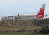 N506JB @ AUA - The special of Jet Blue ready for take off of Reina Beatrix Airport Aruba - by Willem Göebel