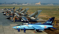 MMX594 @ LIMF - First prototype Alenia/Aermacchi/Embraer AMX single-seat ground attack fighter, c/n 001 and Italian Air Force serial MMX594, assembled by Aeritalia, which made its maiden flight on May 15, 1984. The aircraft crashed near the Turin/Caselle (Aermedia) - by Aeromedia