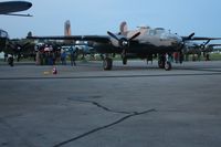 N747AF @ I74 - Dawn preparation for the flight to Dayton; B-25 Gathering and Doolittle Reunion. - by Bob Simmermon