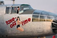 N3155G @ I74 - Departing for the Dayton B-25 Gathering and Doolittle Reunion. - by Bob Simmermon