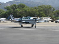 N628SE @ SZP - 2000 Raytheon Beech B36TC TURBO BONANZA Jaguar Special Edition, Continental TSIO-520-UB 300 Hp, the Jaguar edition only built for a few years, takeoff roll Rwy 22 - by Doug Robertson