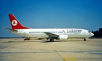 TC-JEO @ LDZA - Boeing 737-4Q8 [25377] (THY-Turkish Airlines) Zagreb~9A 18/06/1996 - by Ray Barber
