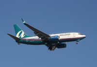 N313AT @ KSNA - Boeing 737-700 - by Mark Pasqualino