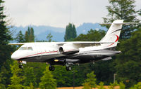 N404FJ @ KHIO - 2000 DORNIER 328-300 landing KHIO.  7-22-12 - by Gary Rogers