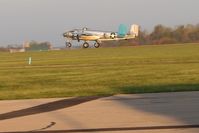 N7946C @ I74 - Departing for the flight to Dayton for the B-25 Gathering and Doolittle Reunion. - by Bob Simmermon