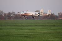 N9856C @ I74 - Departing Urbana, Ohio during the B-25 Gathering and Doolittle Reunion. - by Bob Simmermon