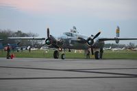 N27493 @ I74 - Dawn preparation at Urbana, Ohio during the B-25 Gathering and Doolittle Reunion. - by Bob Simmermon