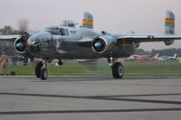 N27493 @ I74 - Departing Urbana, Ohio during the B-25 Gathering and Doolittle Reunion. - by Bob Simmermon