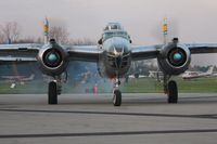 N27493 @ I74 - Departing Urbana, Ohio during the B-25 Gathering and Doolittle Reunion. - by Bob Simmermon