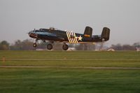 N30801 @ I74 - Departing Urbana, Ohio during the B-25 Gathering and Doolittle Reunion. - by Bob Simmermon