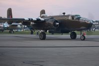 N88972 @ I74 - Departing Urbana, Ohio during the B-25 Gathering and Doolittle Reunion. - by Bob Simmermon