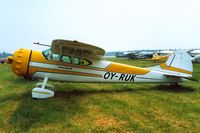 OY-RUK @ EKVJ - Cessna 195 [7358] Stauning~OY 10/06/2000