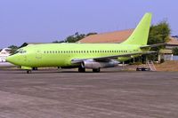 PK-LYA @ WIHH - Boeing 737-2H4 [23054] (Linus Airways) Jakarta-Halim Perdanakusuma Int~PK 25/10/2006. This appeared to be stored but had 2 other registrations about this date but this was what it was wearing then.