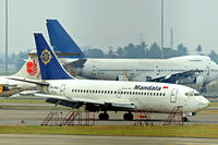 PK-RIQ @ WIII - Boeing 737-291 [23023] (Mandala Airlines) Jakarta - Soekarno Hatta International~PK 26/10/2006