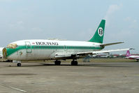 PK-IJH @ WIII - Boeing 737-2K2 [21397] (Bouraq Indonesia Airlines) Jakarta-Soekarno Hatta Int~PK 26/10/2006. Stored here in poor condition.