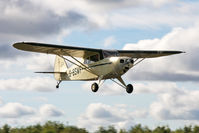 G-BSWF @ X5ES - Piper PA-16 Clipper, Great North Fly-In, Eshott Airfield UK, September 2012. - by Malcolm Clarke