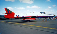 XL612 @ EGVA - Hawker Hunter T.7 [41H/695346] RAF Fairford~G 22/07/1995 - by Ray Barber