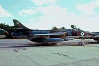 XK137 @ EGVI - Hawker Hunter FGA.9 [41H/688139] RAF Greenham Common~G 01/08/1976 - by Ray Barber
