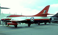 XF321 @ EGVI - Hawker Hunter T.7 [HABL003082] RAF Greenham Common~G 27/06/1981 - by Ray Barber