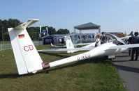 D-KILU @ EDDB - Akaflieg Berlin B-13 (designed and registered - but never operated - as a motorized glider with retractable propeller, it will be converted to an electric motor in the near future) at the ILA 2012, Berlin