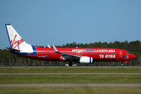 VH-VON @ YBBN - Boeing 737-8FE [33795] (Virgin Blue) Brisbane-International~VH 18/03/2007. Landed.