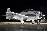 N377WW @ EBZR - T28 Trojan