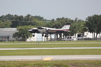 N4396X @ KSRQ - Piper Seneca (N4396X) arrives at Sarasota-Bradenton International Airport - by jwdonten