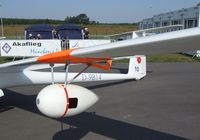 D-9814 @ EDDB - Akaflieg Braunschweig SB 14 at the ILA 2012, Berlin