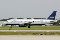 N665JB @ KSRQ - JetBlue Flight 164 (N665JB) departs Sarasota-Bradenton International Airport enroute to John F Kennedy International Airport - by jwdonten
