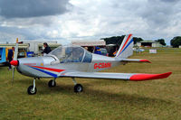G-CSMK @ EGBP - Evektor EV-97 Eurostar [PFA 315-13813] Kemble~G 11/07/2004 - by Ray Barber