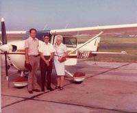 N734MW - Photo taken in 1978 at Lawton, OK. I rented the plane in College Station, TX. That's me with my mother and dad. I Daddy his first airplane ride when he was 70. - by Terry DiNuzzo