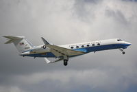01-0028 @ KSRQ - USAF C-37A Gulfstream V from MacDill Air Force Base departs Sarasota-Bradenton International Airport - by jwdonten