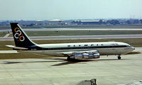 SX-DBM @ EGLL - Boeing 720-051B [18687] (Olympic Airways) Heathrow~G 01/07/1977. Taken from a slide.