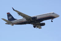 N128HQ @ KSRQ - US Air Flight 3327 operated by Republic (N128HQ) on approach to Sarasota-Bradenton International Airport following a flight from Reagan National Airport - by jwdonten