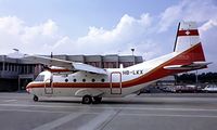 HB-LKX @ LSGG - CASA C-212-100 Aviocar [151] Geneva~HB 09/09/1981